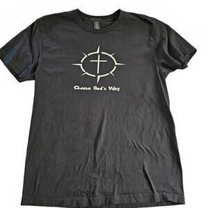 Black 'Choose God's Way' Graphic T-Shirt